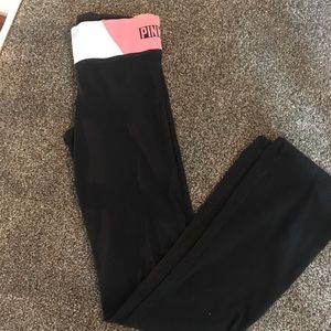 Pink yoga pants